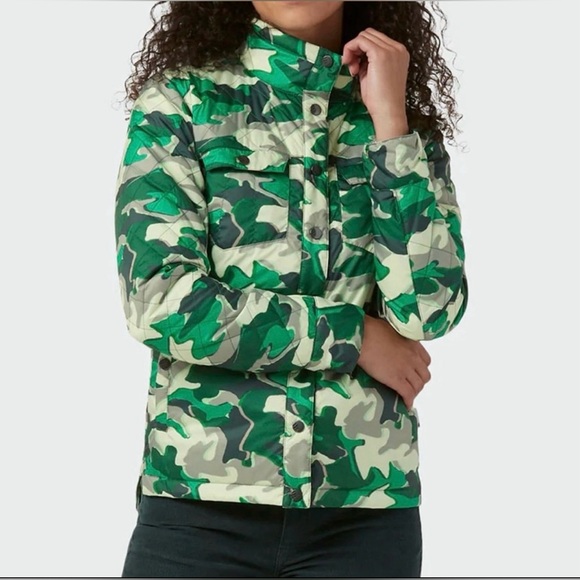 STIO Skycrest Insulated Snap Shirt Jacket Camo - Picture 1 of 10